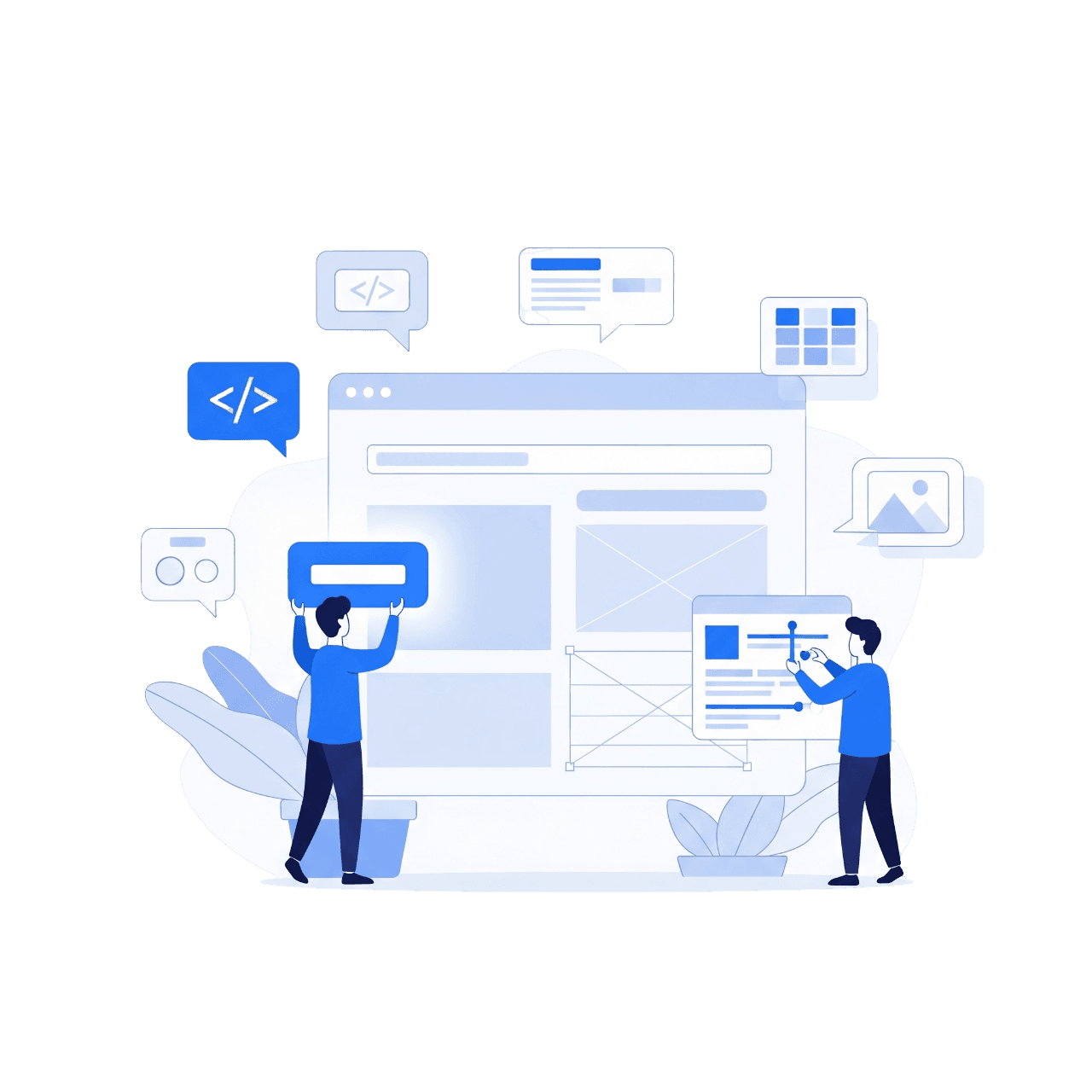 Frontend teams craft seamless digital experiences, combining elegant design with responsive, high-performance interfaces.